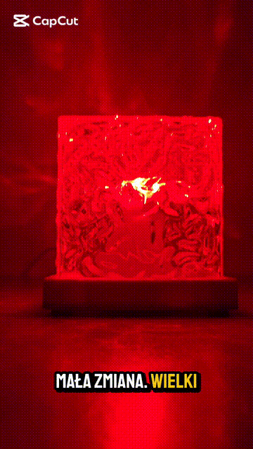 ✨ Kryształowa Lampa LED z Efektem Fali Wodnej – 16 Kolorów, Pilot w Zestawie